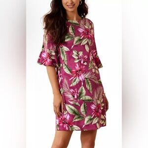 TOMMY BAHAMA Darcy Coastal Petals Shift Dress